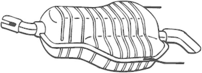 BOSAL Endschalldämpfer