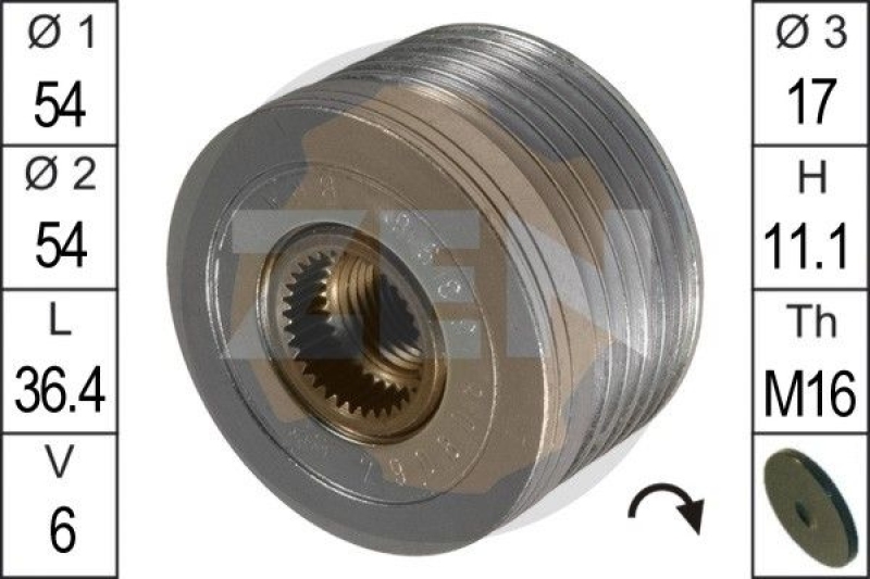 ERA Alternator Freewheel Clutch