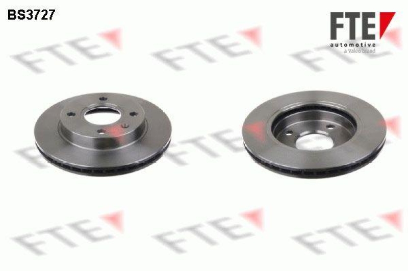 2x FTE Bremsscheibe 9072598