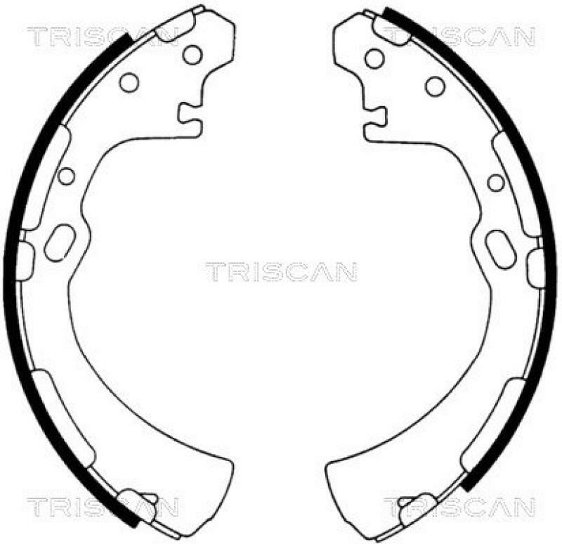 TRISCAN Bremsbackensatz