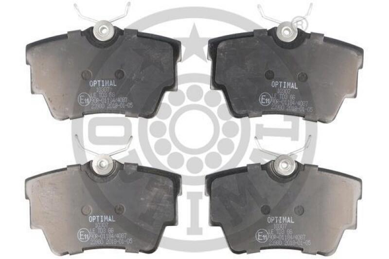 OPTIMAL Brake Pad Set, disc brake