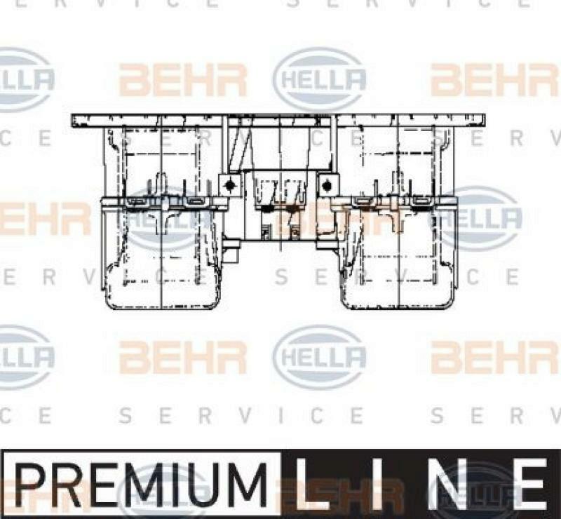 HELLA Interior Blower BEHR HELLA SERVICE *** PREMIUM LINE ***