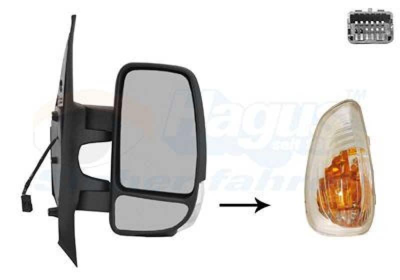 VAN WEZEL Outside Mirror * HAGUS *