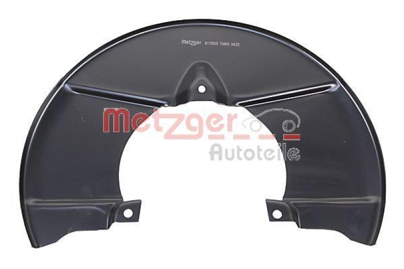 METZGER Spritzblech, Bremsscheibe GREENPARTS 6115505