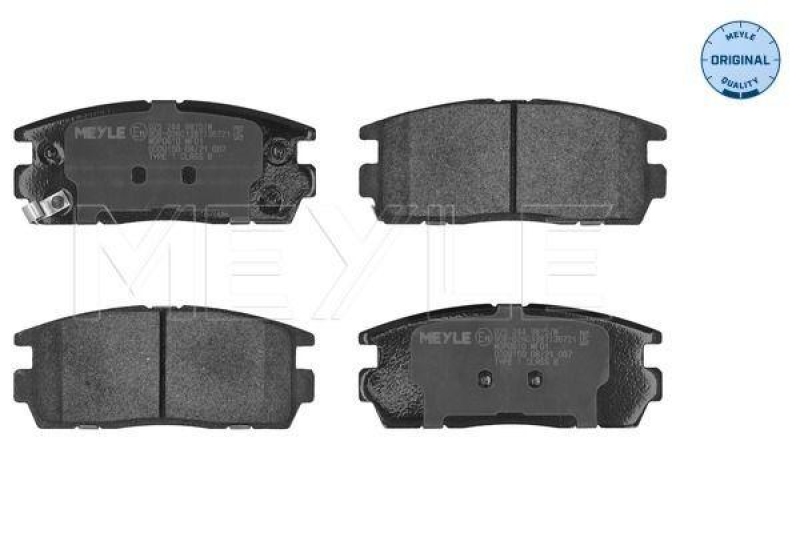 MEYLE Bremsbelagsatz, Scheibenbremse MEYLE-ORIGINAL: True to OE. 025 244 9815/W