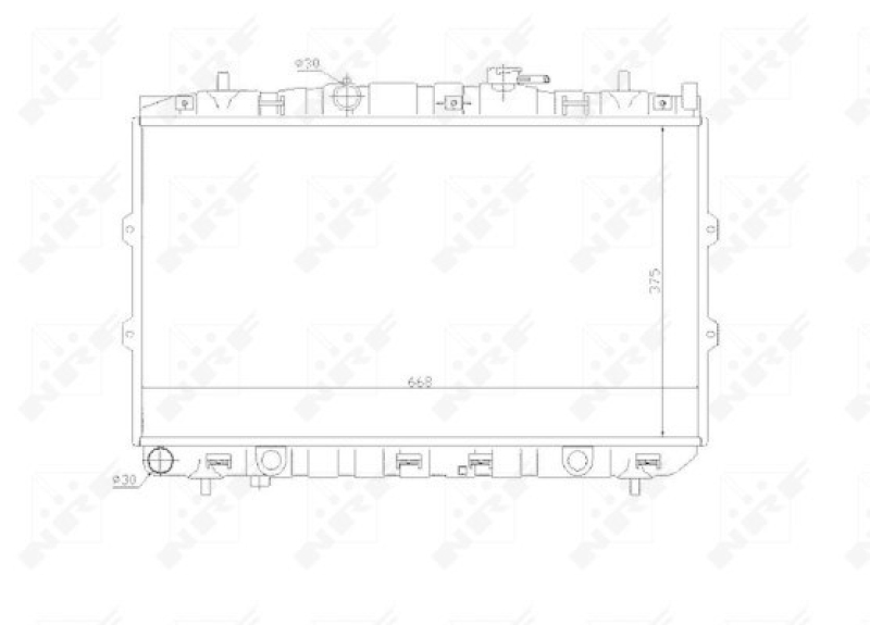 NRF Radiator, engine cooling