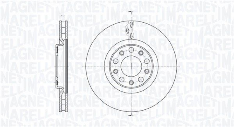 MAGNETI MARELLI Bremsscheibe