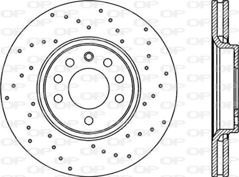 2x OPEN PARTS Bremsscheibe