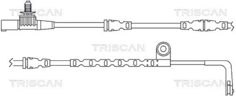 TRISCAN Warnkontakt, Bremsbelagverschleiß 8115 17012