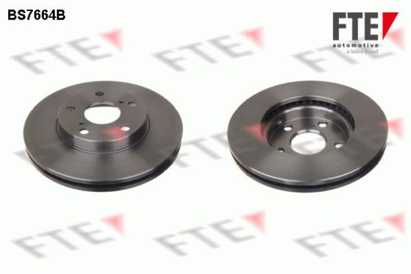 2x FTE Bremsscheibe COATED RANGE