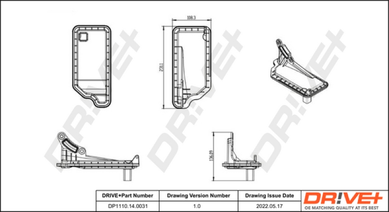 Dr!ve+ Hydraulikfilter, Automatikgetriebe