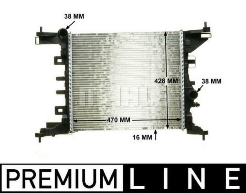 MAHLE Radiator, engine cooling PREMIUM LINE