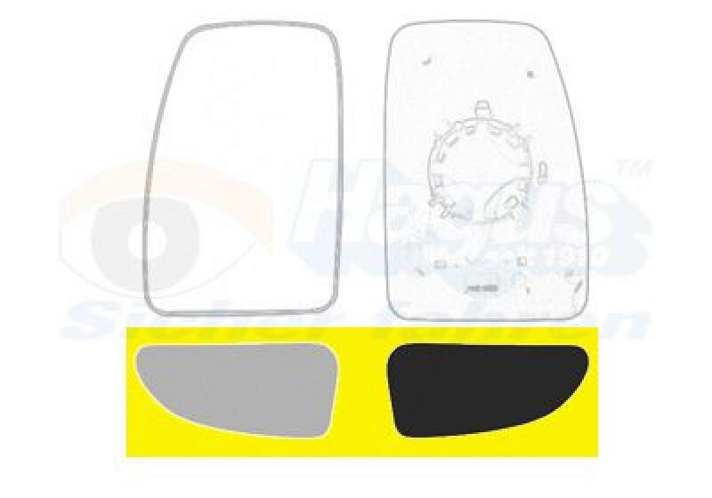 VAN WEZEL Spiegelglas, Au&szlig;enspiegel * HAGUS * 3799833
