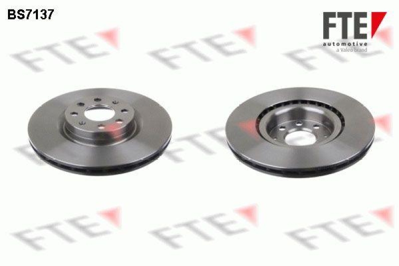 2x FTE Bremsscheibe 9072602