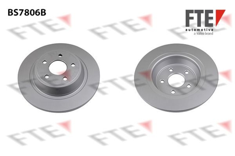 2x FTE Bremsscheibe COATED RANGE