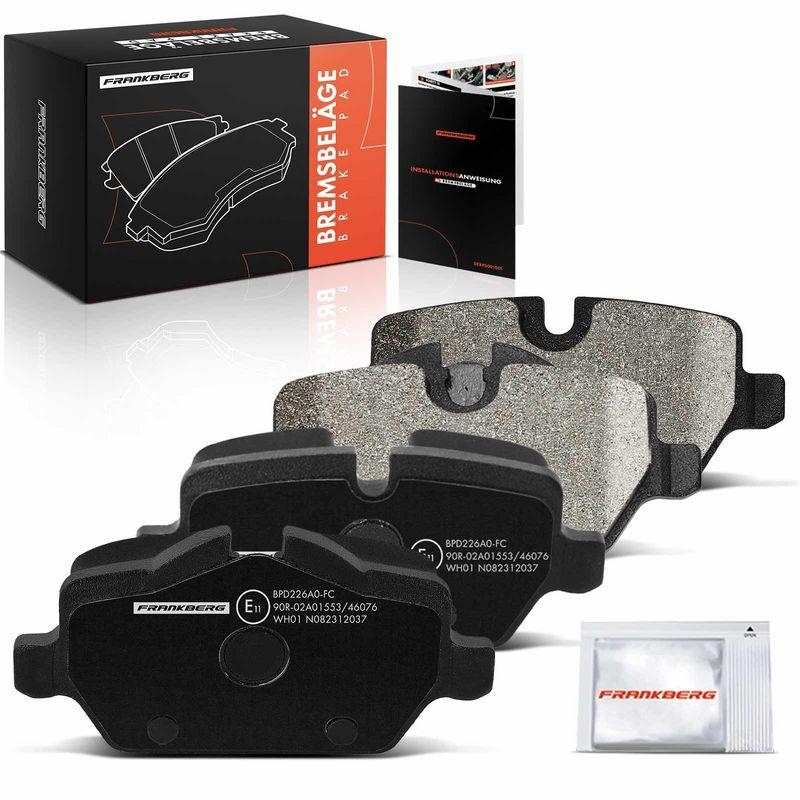4x Frankberg Bremsbel&auml;ge Hinterachse 5481FB0029207