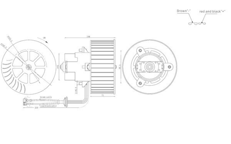 MAHLE Interior Blower BEHR