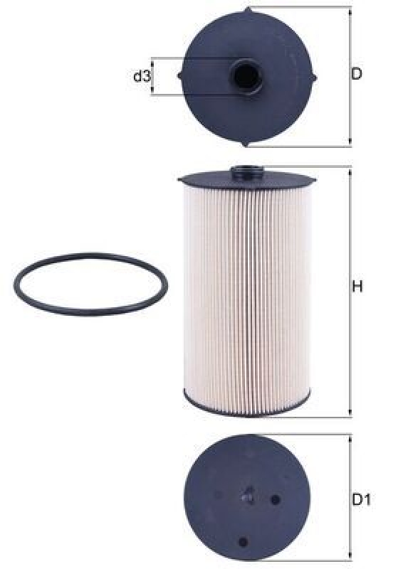 MAHLE Fuel filter