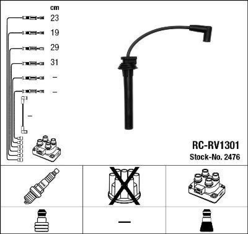 NGK Ignition Cable Kit