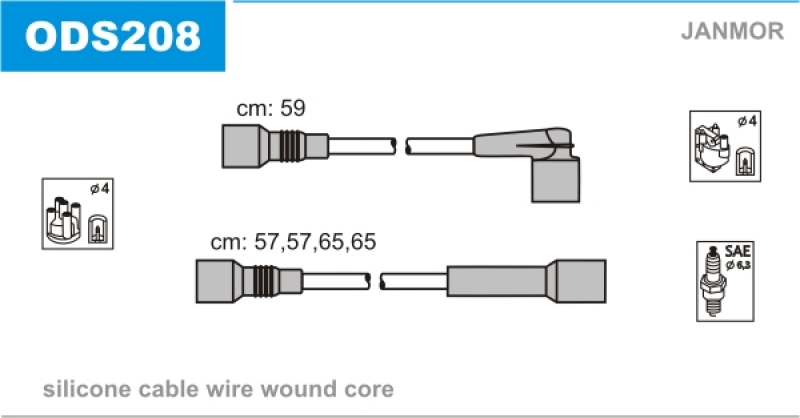 JANMOR Zündleitungssatz