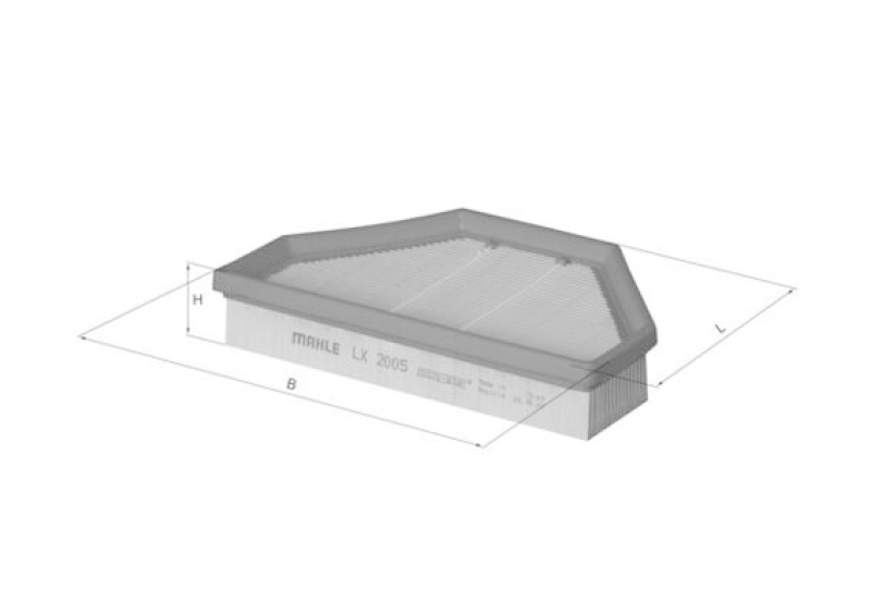 MAHLE Luftfilter LX 2005