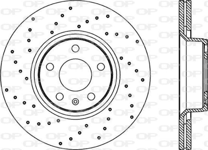 2x OPEN PARTS Bremsscheibe