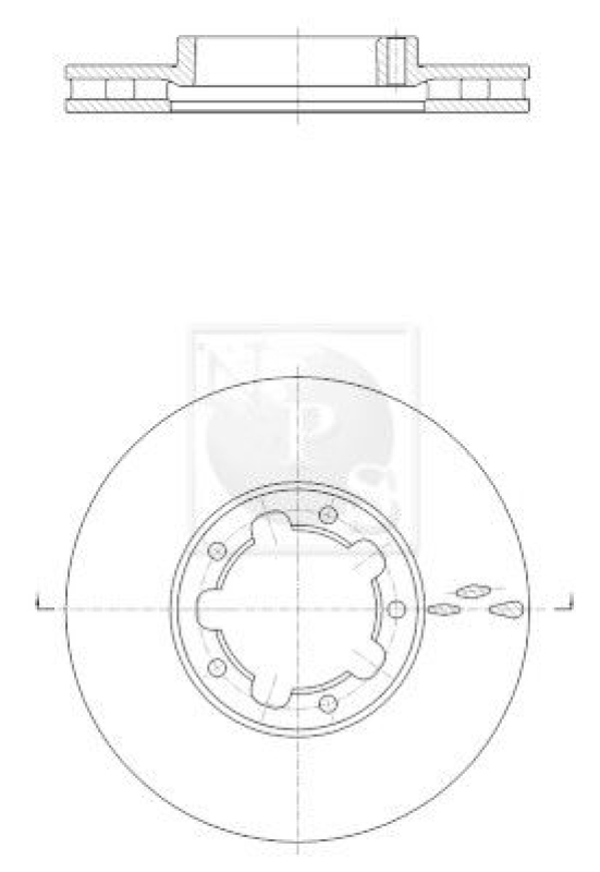 2x NPS Bremsscheibe