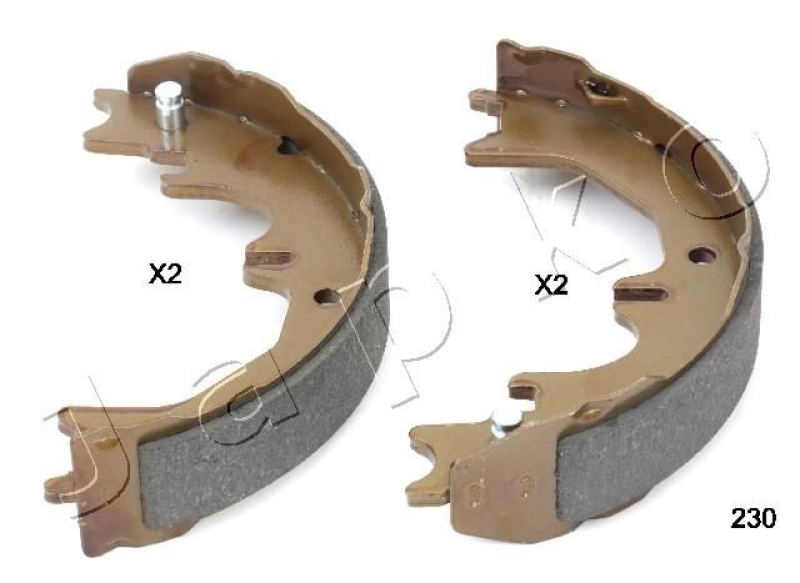 JAPKO Brake Shoe Set, parking brake