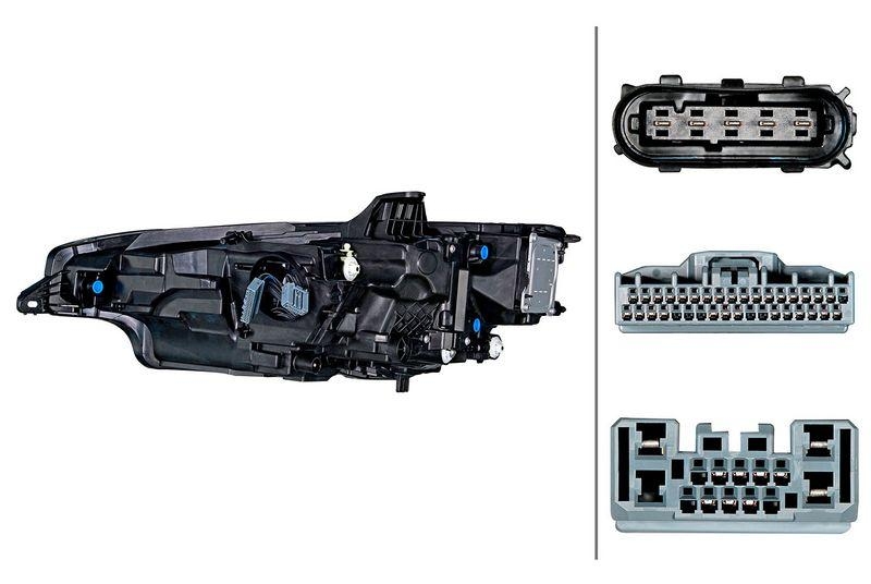 1x Hella Hauptscheinwerfer LED Rechts passend für Volvo V60 2 D4 D3 T5 T6 T8