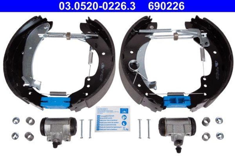 ATE Brake Shoe Set Original ATE TopKit