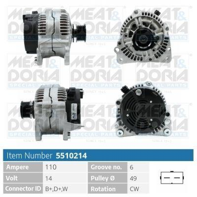 MEAT & DORIA Generator 5510214