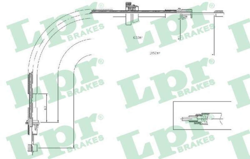 LPR Cable Pull, parking brake