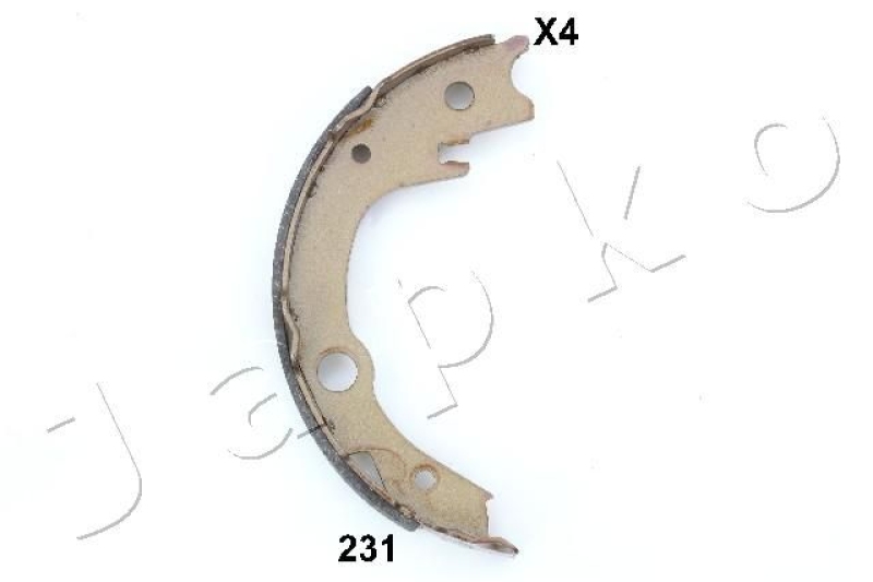JAPKO Brake Shoe Set, parking brake