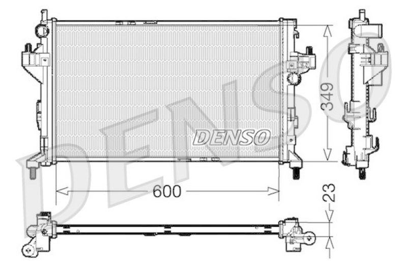 DENSO Radiator, engine cooling