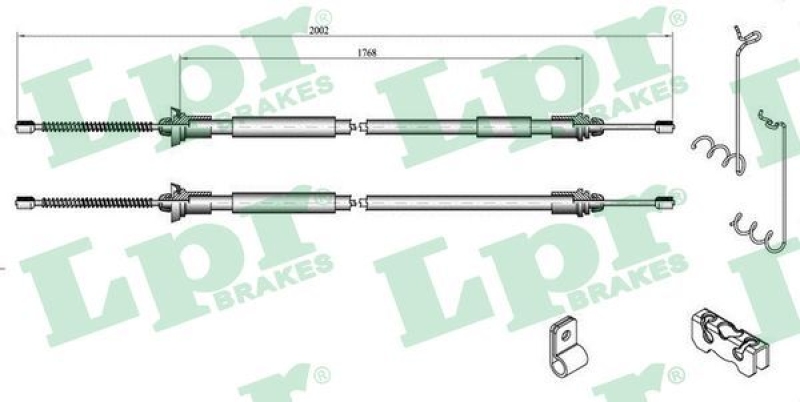 LPR Cable Pull, parking brake