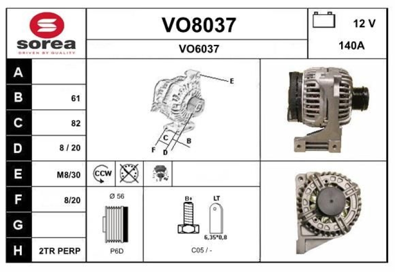 SNRA Alternator