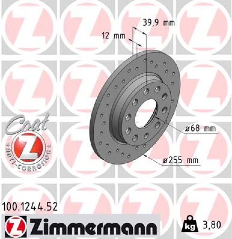 Zimmermann Sport Bremsscheiben + Zimmermann Bremsbeläge