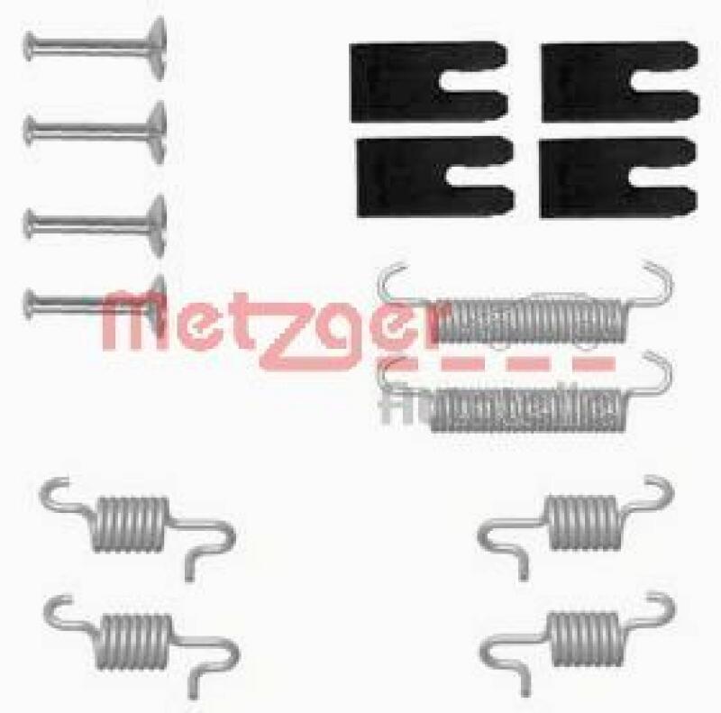 METZGER Accessory Kit, parking brake shoes