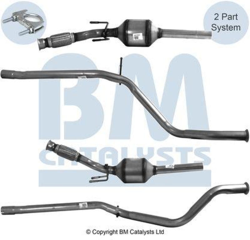 BM CATALYSTS Catalytic Converter Approved
