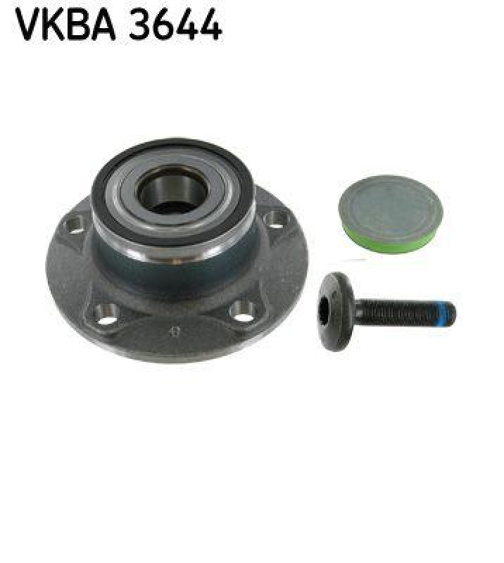 2x SKF Radnabe Radlagersatz VKBA 3644 hinten passend für VW GOLF 5 1K1 P...