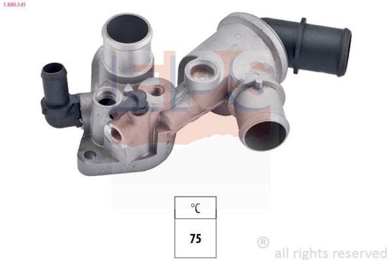 EPS Thermostat für Kühlmittel / Kühlerthermostat Made in Italy - OE Equivalent