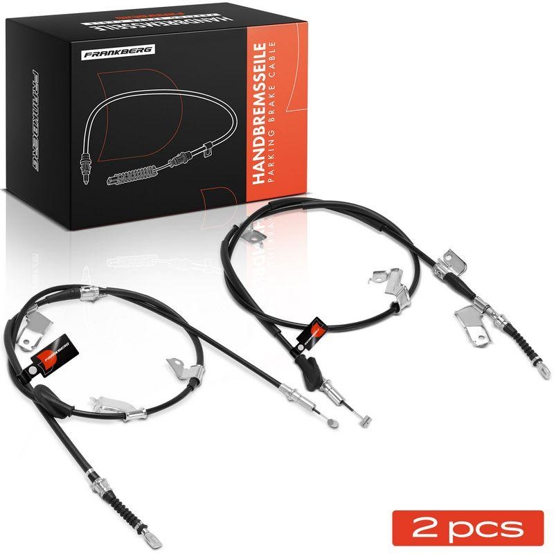 2x Frankberg Seilzug Feststellbremse Hinterachse beidseitig 5481FB0041572