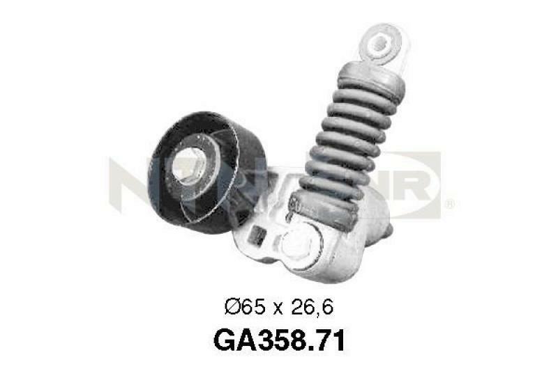 SNR Tensioner Pulley, v-ribbed belt