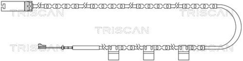 TRISCAN Warning Contact, brake pad wear