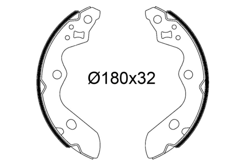 VALEO Bremsbackensatz 564321