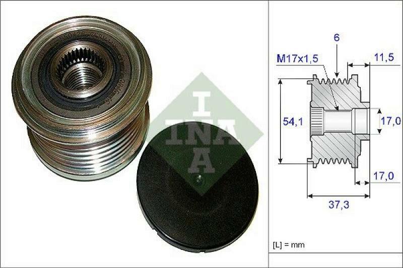 INA Alternator Freewheel Clutch