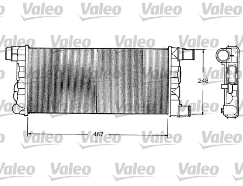 VALEO Radiator, engine cooling