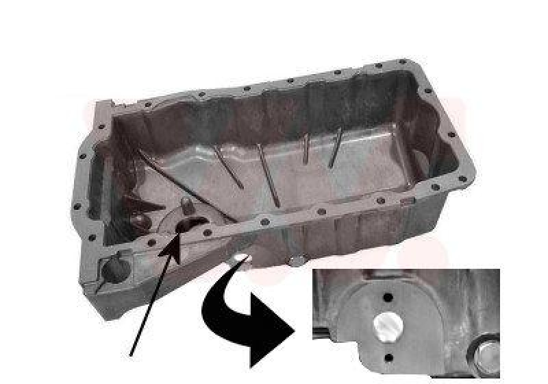 VAN WEZEL Oil sump