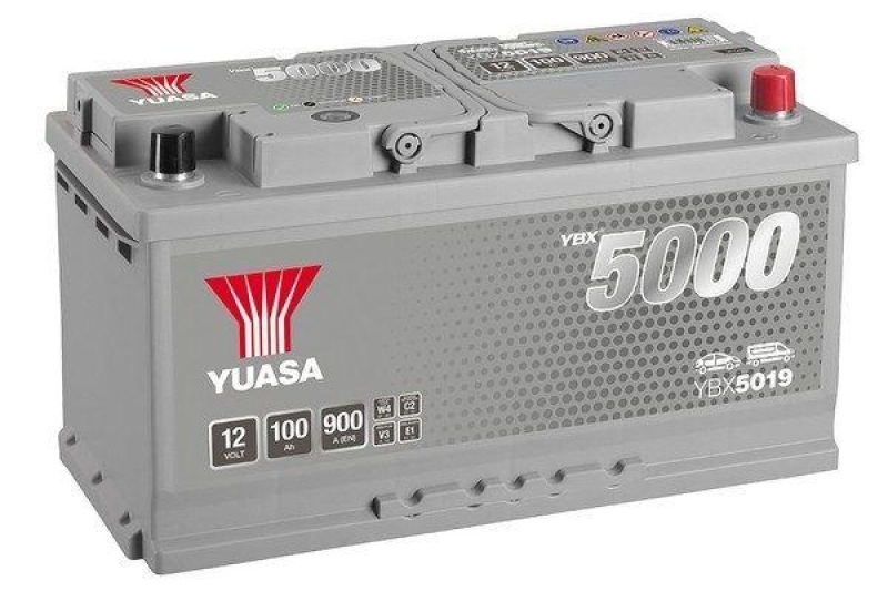 YUASA Starterbatterie YBX5000 Silver High Performance SMF Batteries