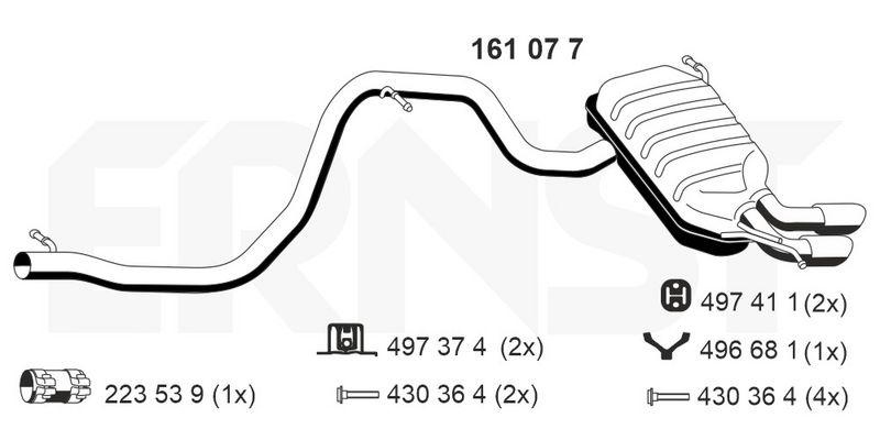 ERNST Endschalld&auml;mpfer